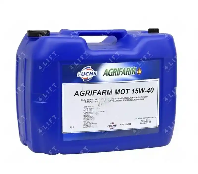 Taniej | Olej Agrifarm MOT 15W-40, 20L FUCHS 1074130720