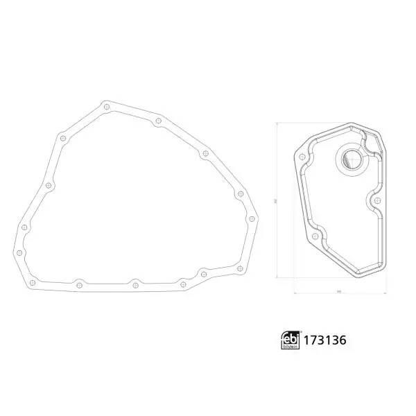 Filtr hydrauliki skrzyni biegów FEBI 173136 - Nie zwlekaj