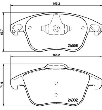 Hit sprzedażowy | Klocki hamulcowe BREMBO P 61 117