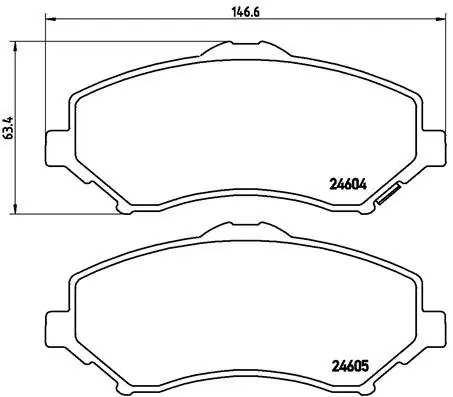 Oferta promocyjna | Klocki hamulcowe BREMBO P 11 025