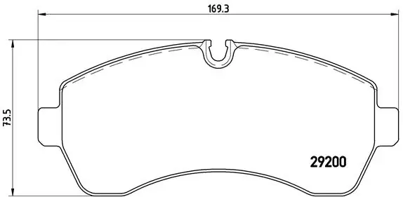 Oszczędź | Klocki hamulcowe BREMBO P 50 059