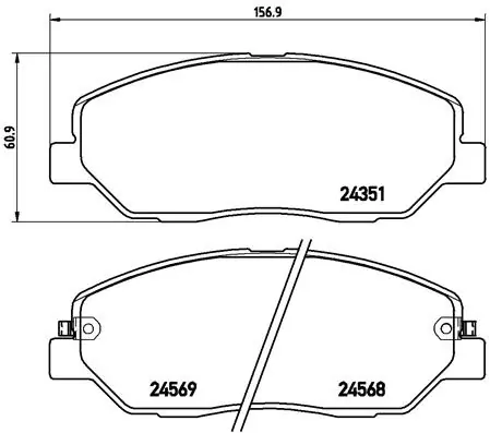 Klocki hamulcowe BREMBO P 30 036 | Cena specjalna