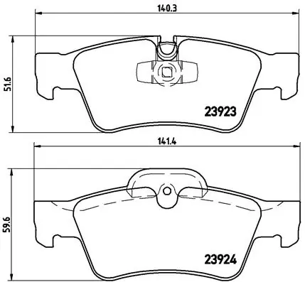 Końcówka serii - Klocki hamulcowe BREMBO P 50 064