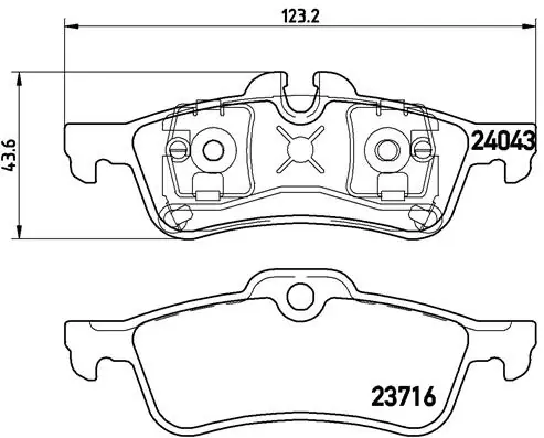 Klocki hamulcowe BREMBO P 06 032 | Oferta promocyjna