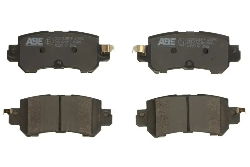 Klocki hamulcowe ABE C23018ABE-P | Wielka wyprzedaż