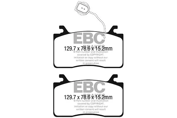 Kup teraz - Klocek hamulcowy kpl. EBC BRAKES DP42325R