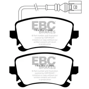 Dodaj do koszyka | Klocki hamulcowe tuningowe EBC BRAKES DP41534R