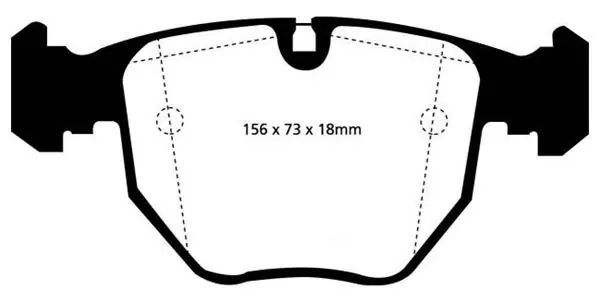 Klocki hamulcowe tuningowe EBC BRAKES DP21036 | Końcówka serii