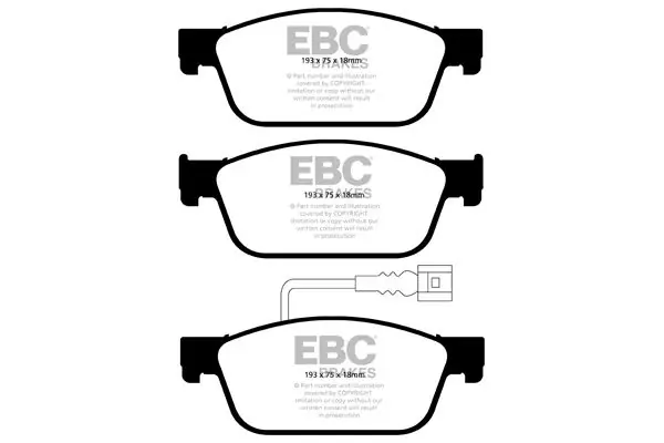 Wybór klientów - Klocki hamulcowe tuningowe EBC BRAKES DP42096R