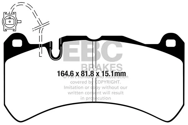 Klocki hamulcowe tuningowe EBC BRAKES DP42355R - Skorzystaj z oferty
