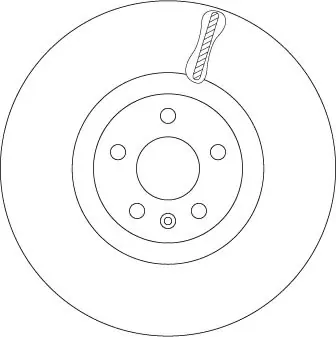 Tarcza hamulcowa TRW DF6939S - Oferta specjalna