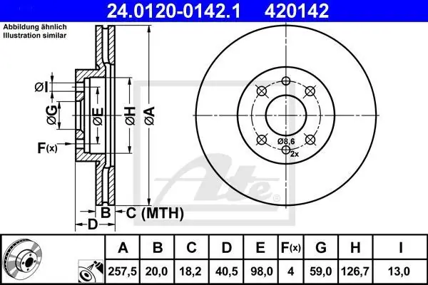 TARCZA HAM. ALFA P. 145-146-155 92-01 - Top produkt