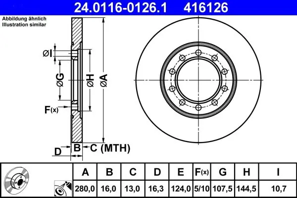 Nie przegap - TARCZA HAM. FORD T. TRANSIT 2.2-3.2 TDCI 06-14
