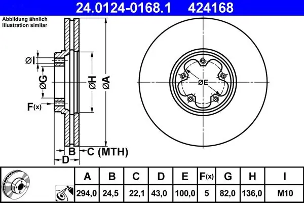 Ostatnie dni promocji - TARCZA HAM. FORD P. TRANSIT 2.0-2.4 D 00-06