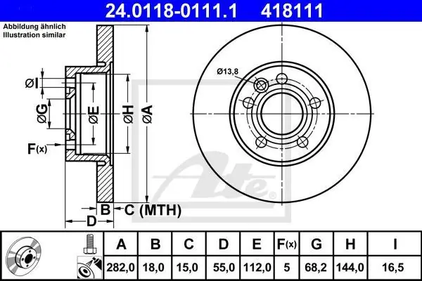 TARCZA HAM. VW P. T4 96-03 - Na zamówienie