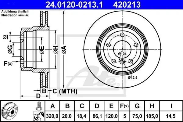 Najwyższa jakość - TARCZA HAM. BMW T. 5 E60-E61 2.5-3.0 05-10