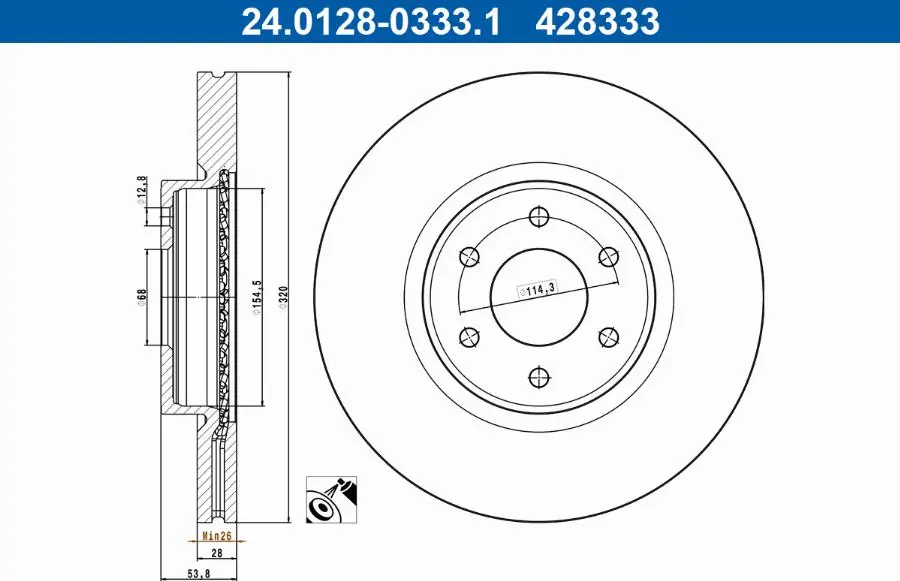 TARCZA HAM. RENAULT P. ALASKAN 2.3 DCI 4X4 17- | Dobra cena