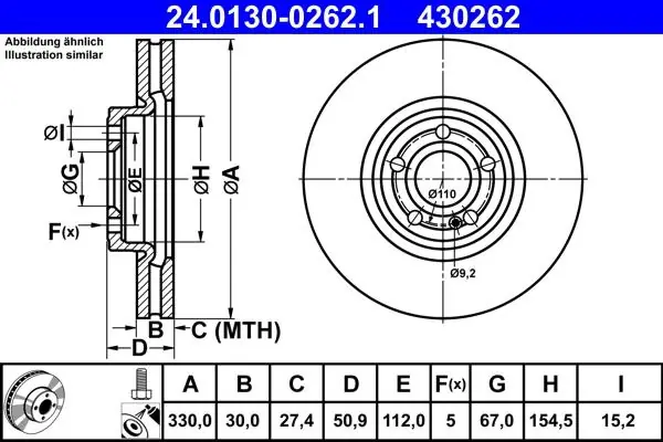 Szybka dostawa - TARCZA HAM. DB P. C118-X118-H243-H247-X247-W177-W247 1.3-2.0 18-