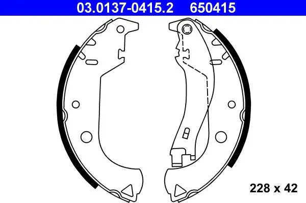 SZCZĘKI HAM. FIAT DOBLO 1.2-1.6-1.9 D 01- - Top oferta