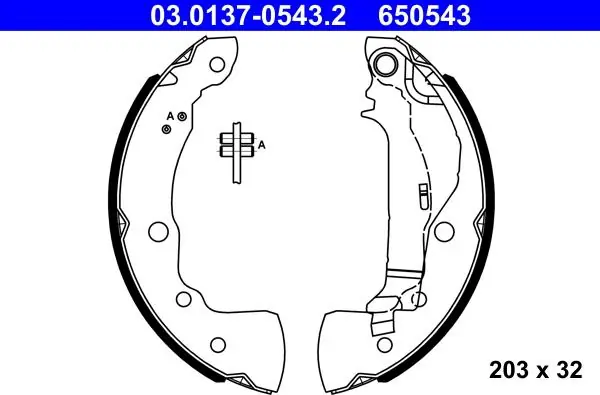 Wysoka jakość - SZCZĘKI HAM. NISSAN MICRA 0.9-1.0-1.5 DCI 17-