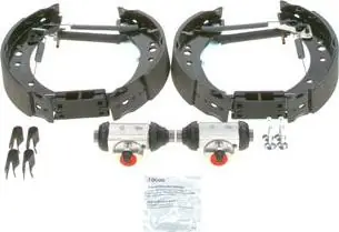 ZESTAW SZCZĘK HAM. MITSUBISHI COLT 1.1-1.3-1.5 DI-D 04-12 KPL. Z CYLINDERKAMI - Cena po obniżce