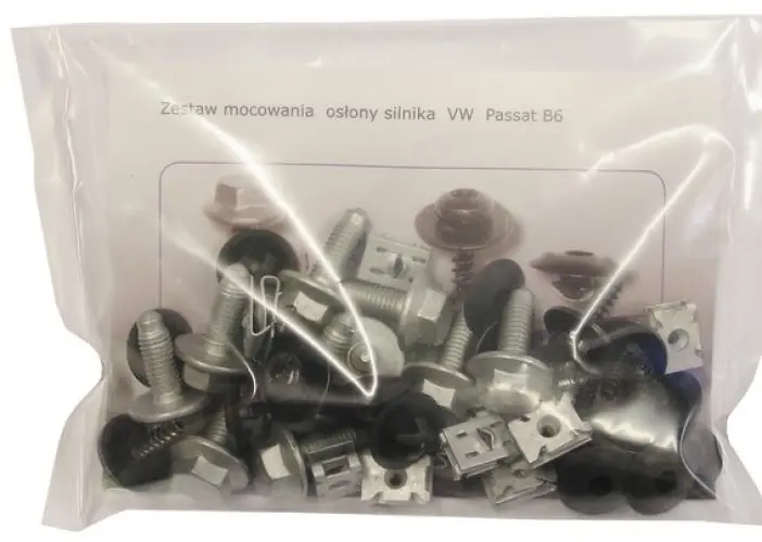 Jakość premium - ZESTAW MOCOWANIA OSŁON SILNIKA VW
