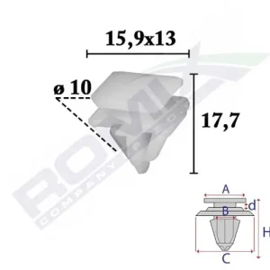 Cena producenta - SPINKA LISTEW PROGOWYCH BMW X3F25, X4F26