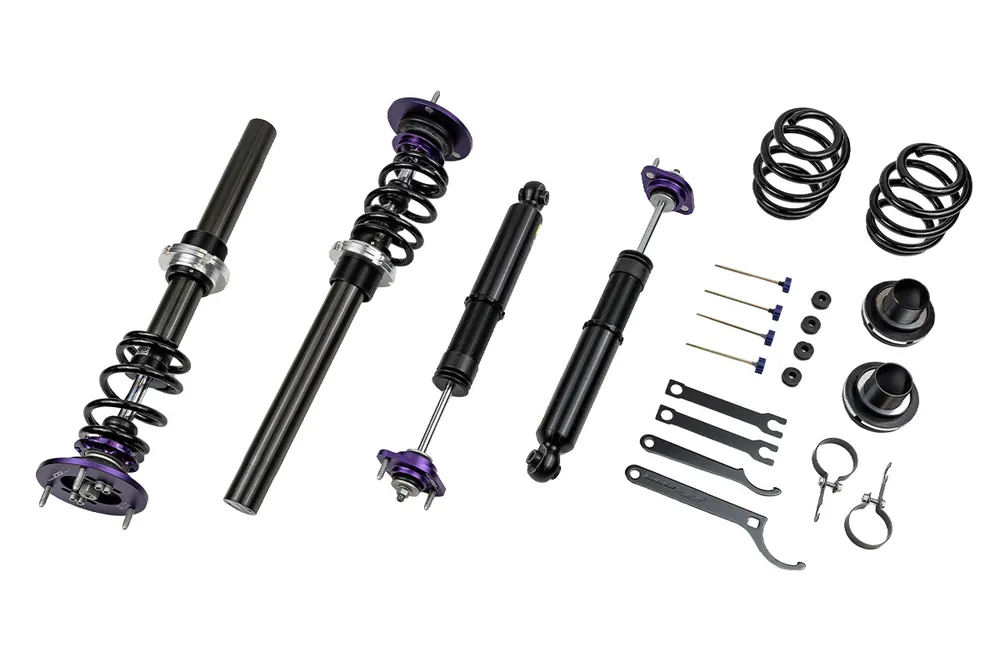 Wygodne zakupy | Zawieszenie gwintowane Street D2 Racing BMW E30 4/6 CYL 51mm 82-92