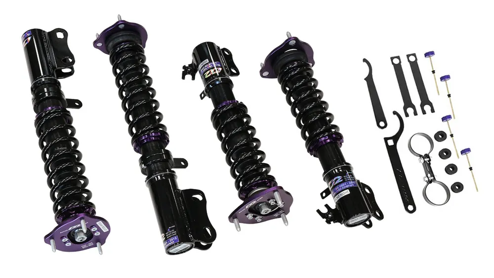 Bestseller | Zawieszenie gwintowane Street D2 Racing TOYOTA CELICA ST202 ST203 NA (Mcpherson Type) 93-99