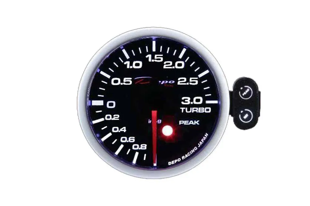 Zegar Depo PK 52mm - Turbo Electric -1 do 3 BAR - Premium