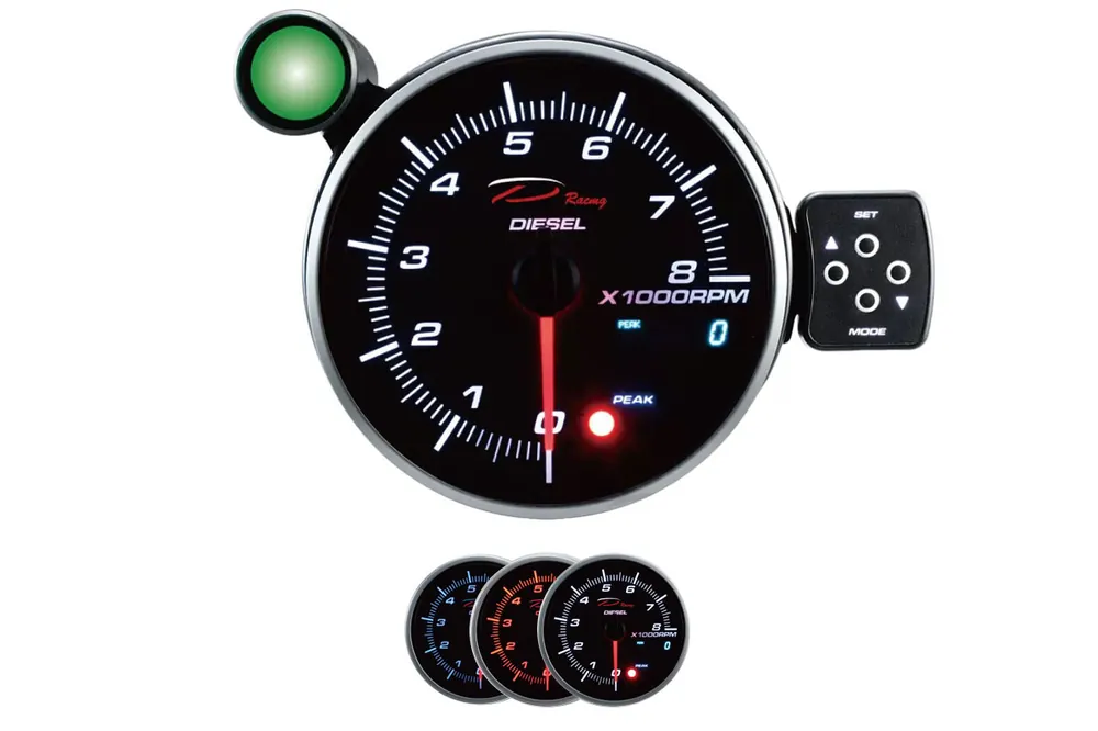 Zegar Depo PK DUAL 95mm - Obrotomierz Diesel - Nie przegap