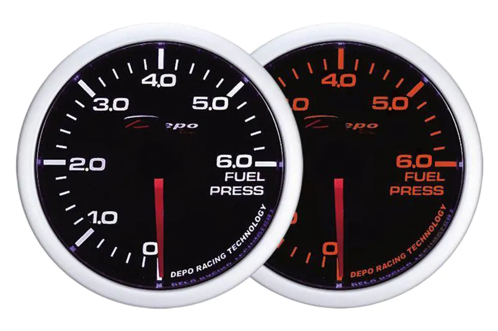 Zegar Depo WA 60mm - Fuel Pressure | Kupuj bezpiecznie