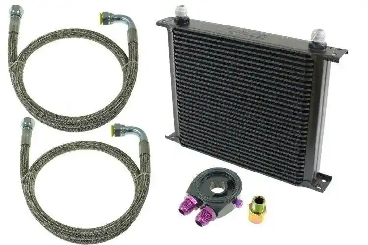 Nowość w ofercie - Zestaw Chłodnica Oleju TurboWorks 25-rzędowa 260x195x50 AN10 Black