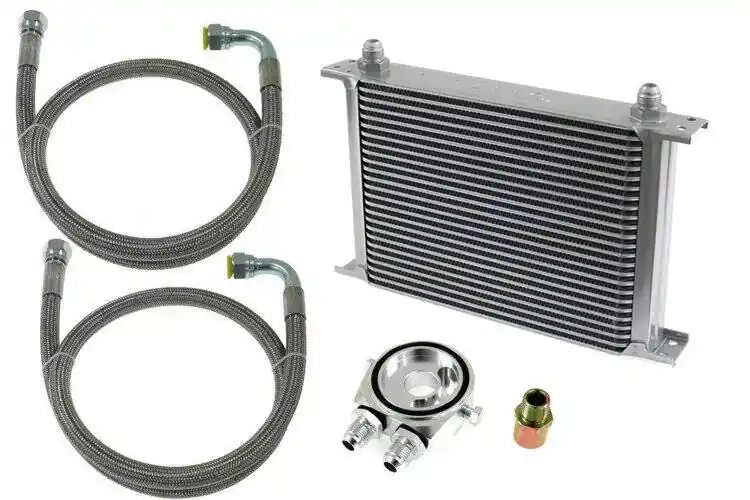 Zestaw Chłodnica Oleju TurboWorks 25-rzędowa 260x195x50 AN8 Silver | Top produkt
