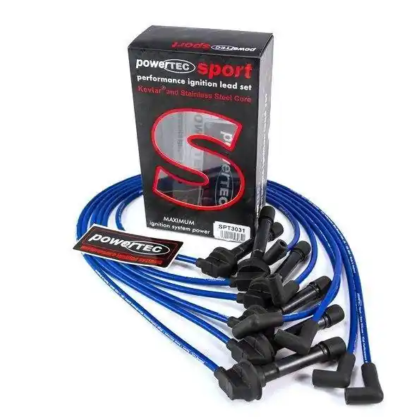 Przewody zapłonowe PowerTEC CHRYSLER 300C 300M SEBRING VISION V6 93-10 Czerwone | Końcówka serii