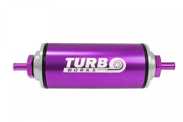 Filtr paliwa TurboWorks 8,6mm Fioletowy - Sprawdzony wybór