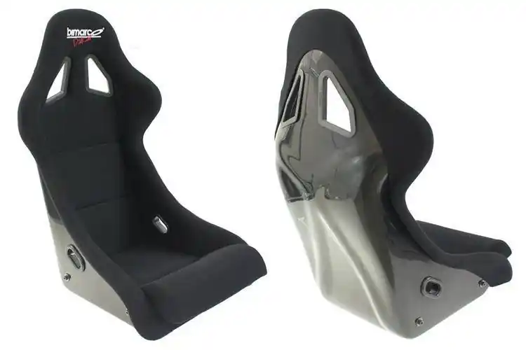 Taniej - Fotel Sportowy Bimarco Dakar Welur Black FIA