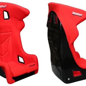 Superoferta - Fotel Sportowy Bimarco Matrix Welur Red FIA