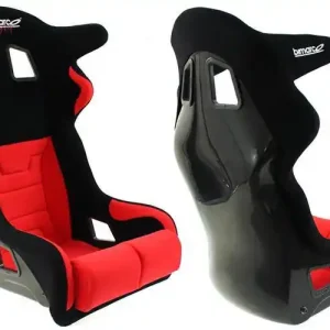 Fotel Sportowy Bimarco Grip Welur Black Red HANS FIA - W sprzedaży