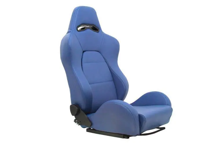 Fotel sportowy DRAGO Skóra Niebieski | Sprawdzony produkt