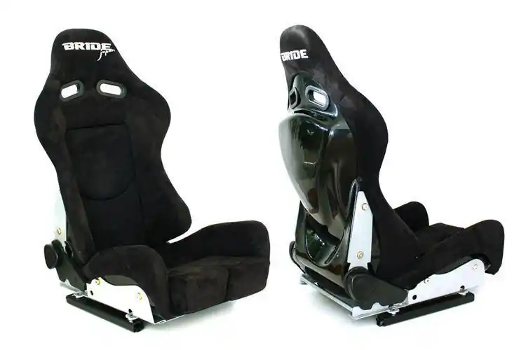 Nowość w ofercie - Fotel sportowy K608 Zamsz Bride Czarny