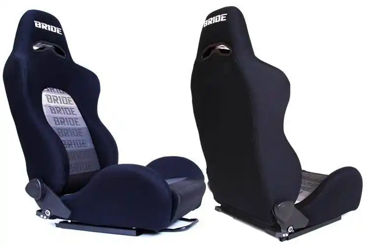 Fotel sportowy K700 Welur Bride Czarny | Produkt polecany