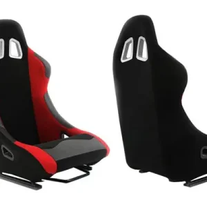 Bardzo popularny produkt | Fotel sportowy MONZA RACE PLUS Welur Czerwony