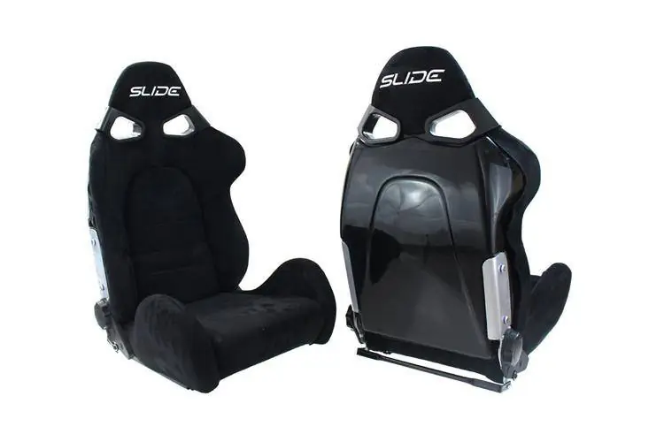 Cena fabryczna | Fotel sportowy SLIDE CUGA Zamsz Black