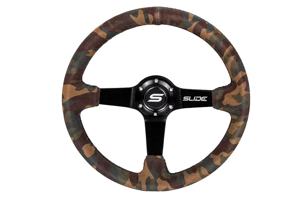 Ekspresowa dostawa - Kierownica SLIDE 350mm offset 80mm Zamsz Camo