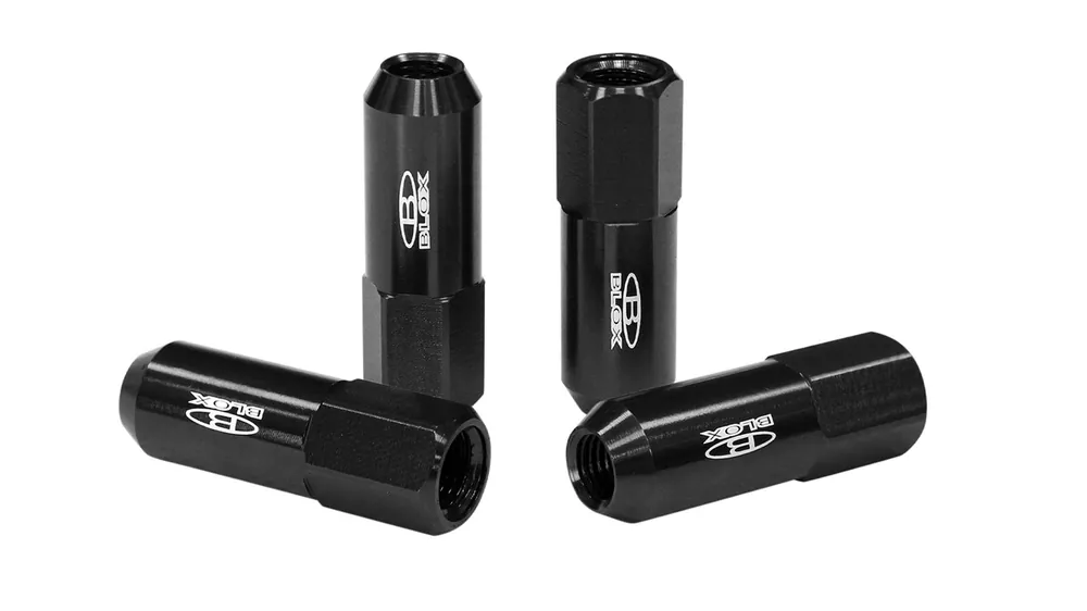 Produkt ceniony przez klientów | Nakrętki Blox Replika Alu M12x1,25 60mm Czarne