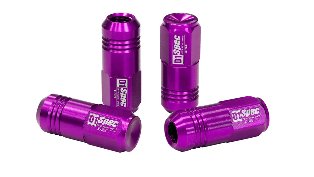 Nowy produkt - Nakrętki D1Spec Replika Alu EW M12x1,5 50mm Fioletowe