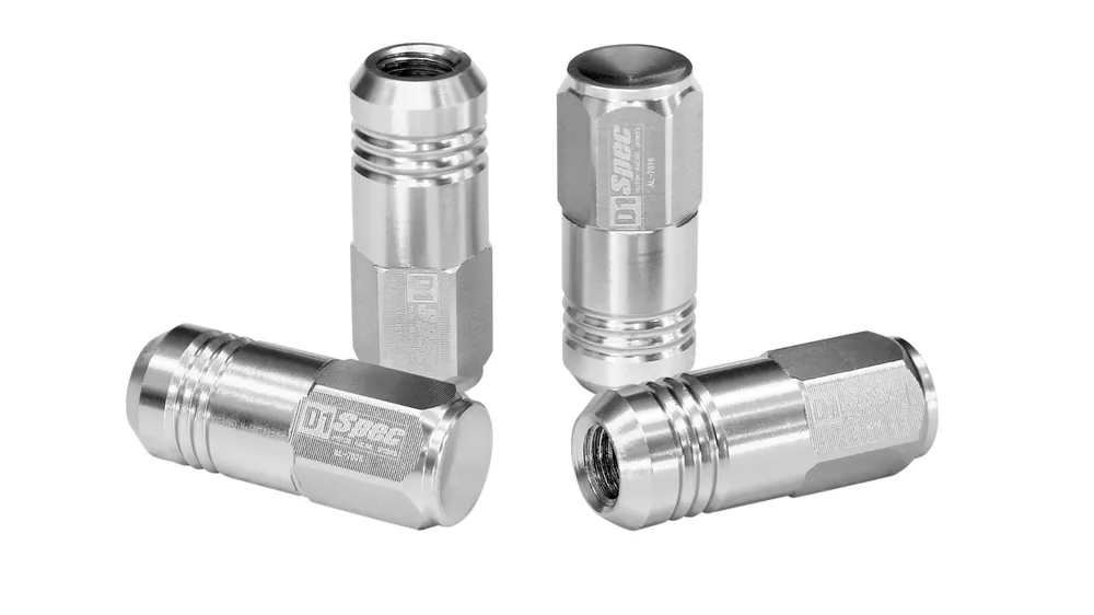 Cena producenta - Nakrętki D1Spec Replika Alu EW M12x1,5 50mm Srebrne