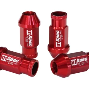 Hit | Nakrętki D1Spec Replika Alu Race M12x1,5 50mm Czerwone