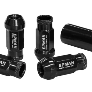 Cena specjalna | Nakrętki Epman JDM Stal M12x1,25 Stożek 48mm Czarne